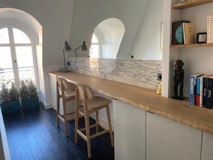 Full slats solid oak worktop - Configurator 